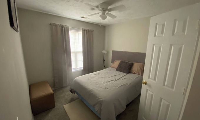 Spring Lake Casa | Rest Easy in a Cozy Full-Size Bed