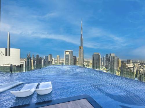 Trade Centre 1 Apartamento | Restay Homes at Paramount Midtown Hotel - Highest infinity pool access with Burj View
