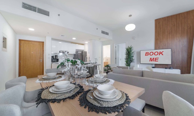Dubai Apartamento | Restful 1-Bedroom Apartment at Al Andalus in Jumeirah Golf Estates