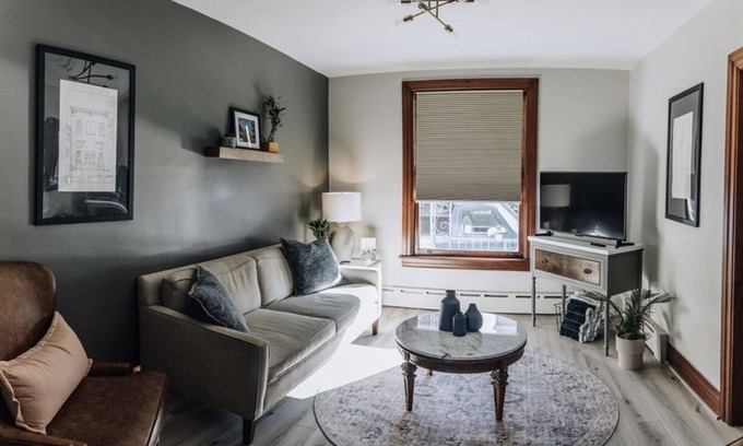 Pottsville Casa | Restored Pottsville Townhome - Centrally Located!