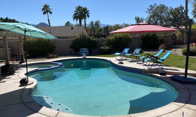 Palm Desert Casa | Retreat w/ Pool & Spa Home in Palm Desert There is a 300.00 fee to heat pool