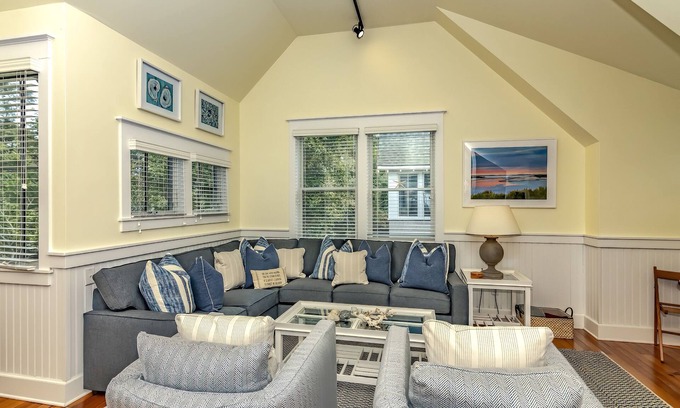 Cape Fear Station Casa | Reverse floor plan cottage with screened in porch. Nature views!