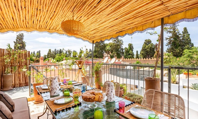 Mouassine Casa | Riad Belvi - Breakfast - 10mn Jemaa El Fnaa-Pool