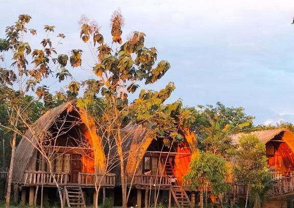Quan Tom Complejo | Rice straw Green lodge- resort