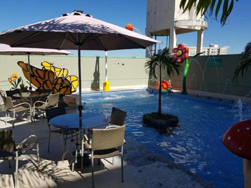 Pousada do Rio Quente Apartamento | Rio Quente-GO SERRA PARK com 2 camas de casal