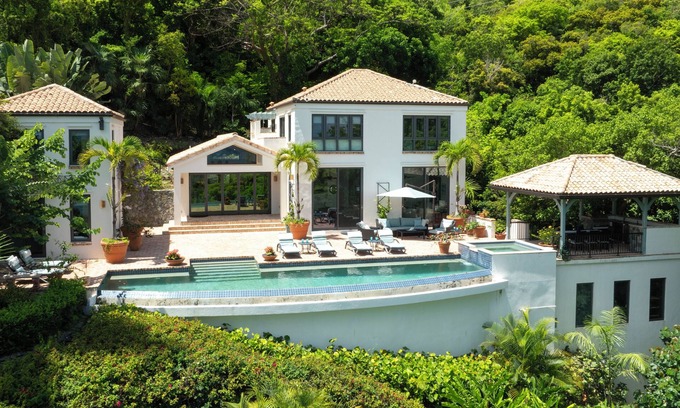 Maho Bay Quarter Casa | Rivendell, Located in St. John’s prestigious Peter Bay Estates.