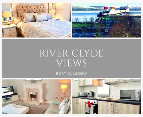 Port Glasgow Apartamento | RIVER CLYDE VIEWS - PRIVATE & SPACIOUS APARTMENT