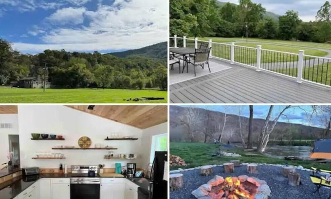 Fishers Hill Casa | River Retreat w/ Kayaks, Firepits, Stars, No clean fee