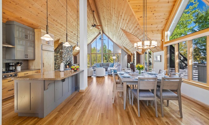Teton Pines Casa | RMR: Snowy Pines Home in Wilson,WY