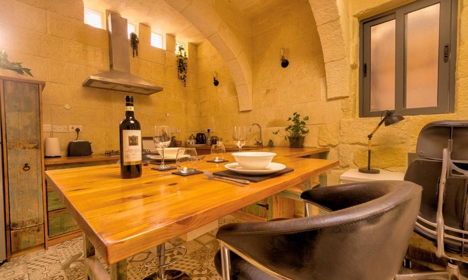 Xewkija Apartamento | Roam Gozo - The Bunker - Stunning 1 Bed Farmhouse Condo - Rare Find!