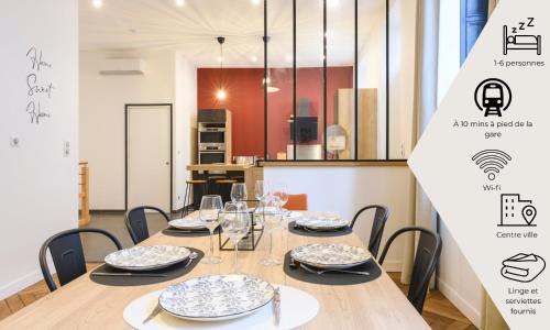 Roanne Apartamento | Roanne Centre 6 pers Appartement Gare 10 min
