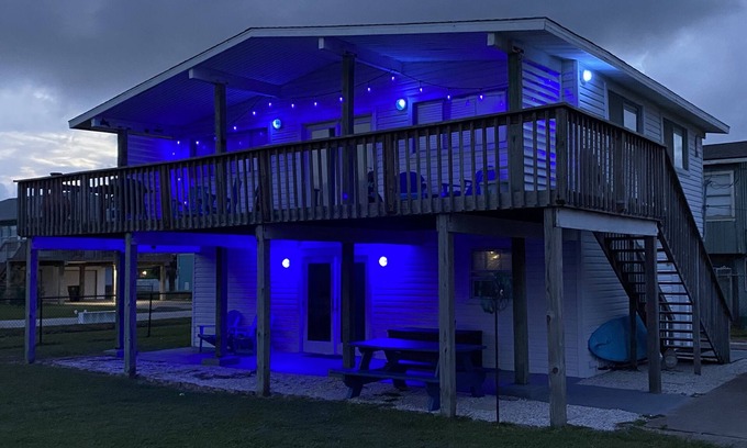 Galveston Casa | SEA ISLE West Beach Family Beach House - A 3 millas de San Luis Pass-VERIFIQUE EL VIDEO