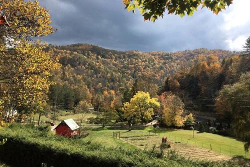 Sugar Grove Casa | Romantic Farm-Stay Cabin with Petting Zoo & Hot Tub near Boone, NC