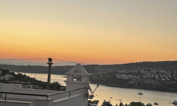 Gundogan Casa | Romantic hillside villa with stunning views, community beach and pool