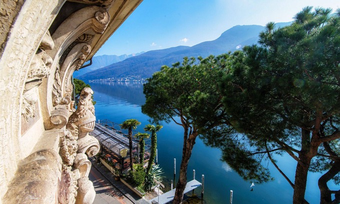 Morcote Apartamento | Romantic lakefront loft in Morcote (Vaniglia)