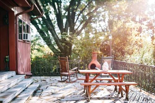 Louisville Casa | Romantic Suite Rental with Terrace and Chimenea near Gatlinburg, Tennessee