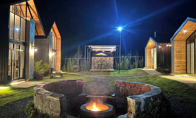 Huasca De Ocampo Chalet De Esquí | Romantica Tiny house con jacuzzi By GEstores