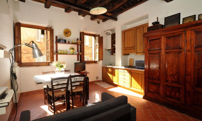 Citta della Pieve Apartamento | Romántico apartamento de dos habitaciones dentro de las murallas medievales pida un precio especial 3 -4 cama