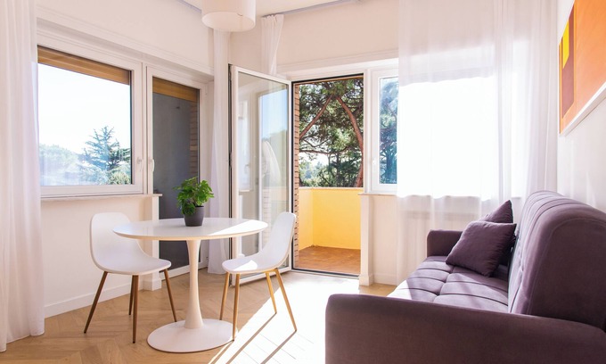 EUR Apartamento | Rome Eur overlooking terrace Modigliani