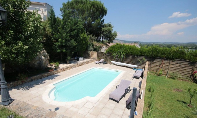 Saint-Etienne-des-Sorts Casa | Rona, Comfortable house with views of the Rhone