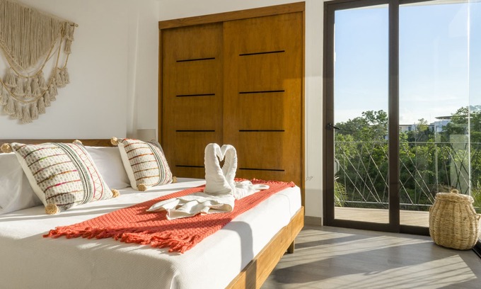 Tulum Apartamento | VISTA DE LA SELVA DEL TECHO