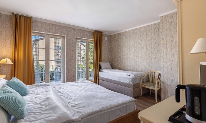 Reichenau Apartamento | Habitación '3-Bett Ohne Seeblick' con terraza compartida, balcón y Wi-Fi