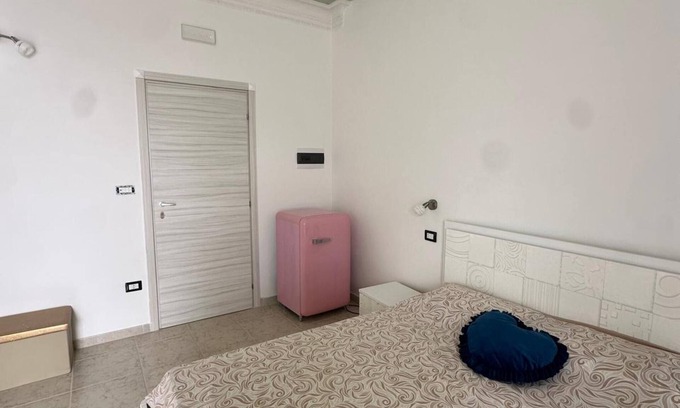 Torre Lapillo Apartamento | Room 'Blu Dea - 3' with Shared Terrace, Wi-Fi and Air Conditioning