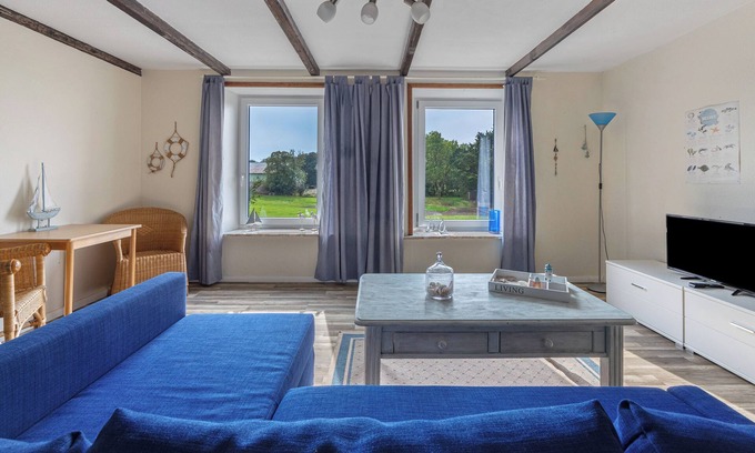 Barlt Apartamento | Habitación 'Das Möwennest' con terraza y jardín compartidos