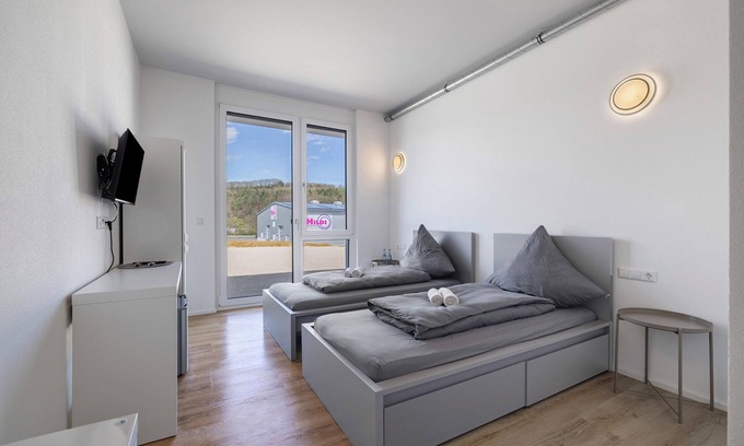 Dusslingen Apartamento | Habitación 'Hauptzimmer' con Wi-Fi