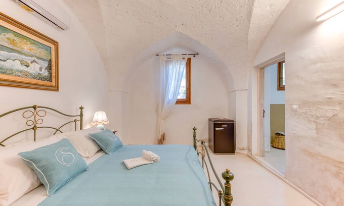 Presicce Apartamento | Habitación 'Masseria Scafazzi - Cristina - 4' con terraza privada, Wi-Fi y aire acondicionado