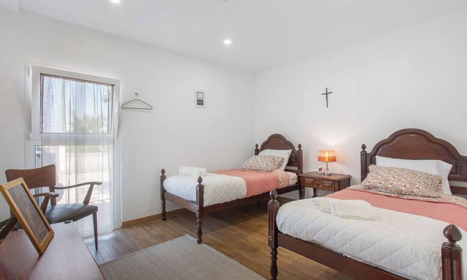 Fatima Apartamento | Habitación 'Santo Agostinho' con terraza compartida, jardín compartido y Wi-Fi
