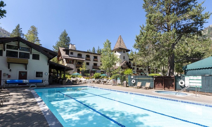 Olympic Valley Hotel | Room w/Kitchen, Balcony, Free Parking, Pool! Near Lake Tahoe