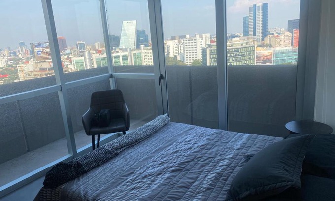 Los Alpes Cama Y Desayuno | Habitación con impresionante vista de Cdmx!!