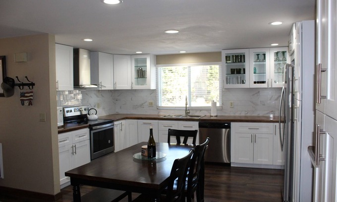 Mammoth Lakes Condominio | Espacioso piso central de Mammoth 3 Story Condo