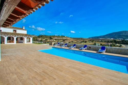 Teulada Villa | Rosalia - holiday home with panoramic view and private pool in Teluda