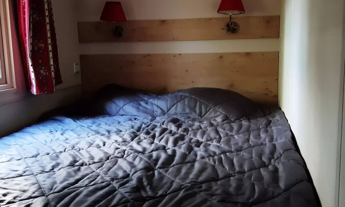 Estavar Cabina | Camping Les Jardins d'Estavar *** - Trailer 3 habitaciones 4 Personas