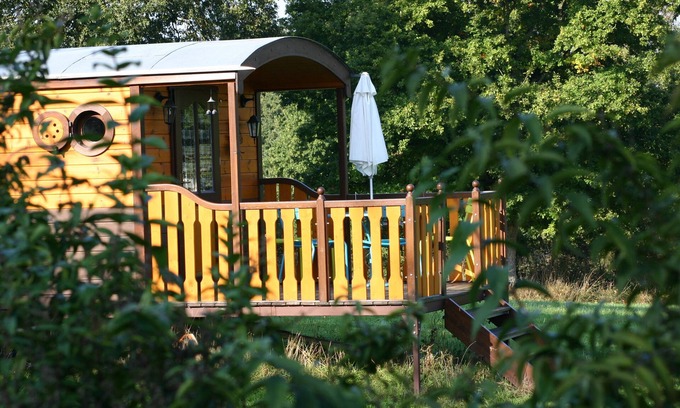 Talensac Cabaña | Roulotte au Pays des Légendes de Brocéliande