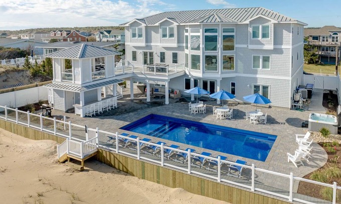 Sandbridge Casa | Royal Shell North | Oceanfront | Private Pool and Hot Tub