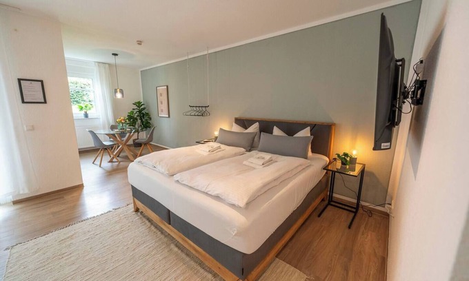 Magdeburg Apartamento | RR | Studio Apartment 38 qm | Parking | Washer