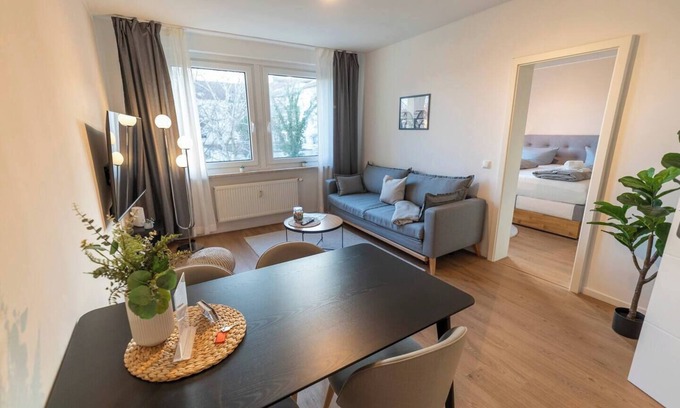 Magdeburg Apartamento | RR | Stylish Apartment 50 m² | WIFI | Washer | TV