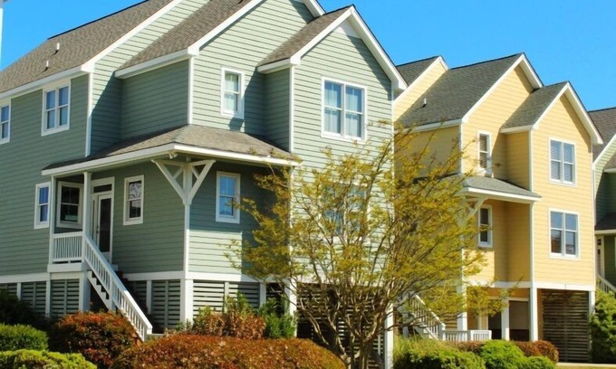 Manteo Casa | Rudder Village 6 - Escape del frente del canal en Pirate's Cove