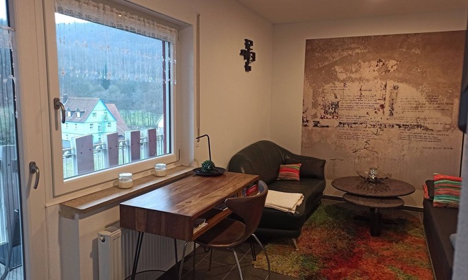 Michelau Apartamento | Rundblick vacation apartment with balcony and barbecue facilities