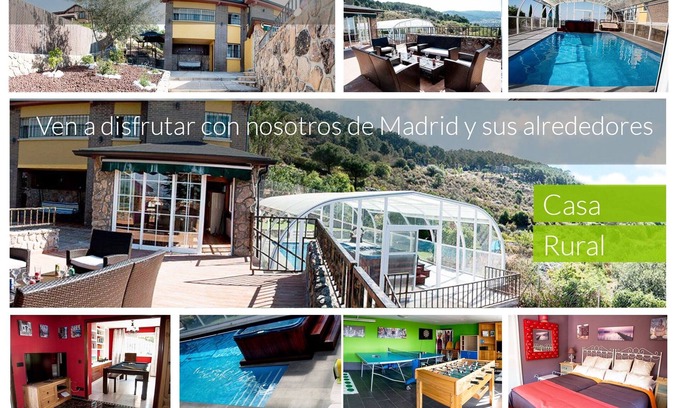 Collado Mediano Casa | CASA RURAL CON JACUZZI Y PISCINA CUBIERTA EN PLENA SIERRA DE GUADARRAMA