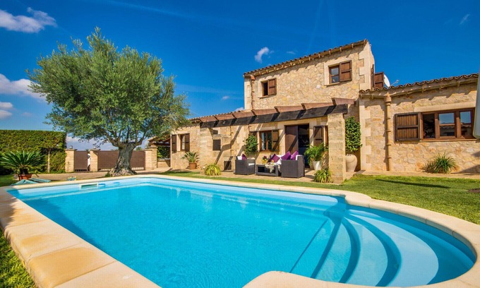 Petra Villa | Finca rural Es Puput con piscina en Mallorca