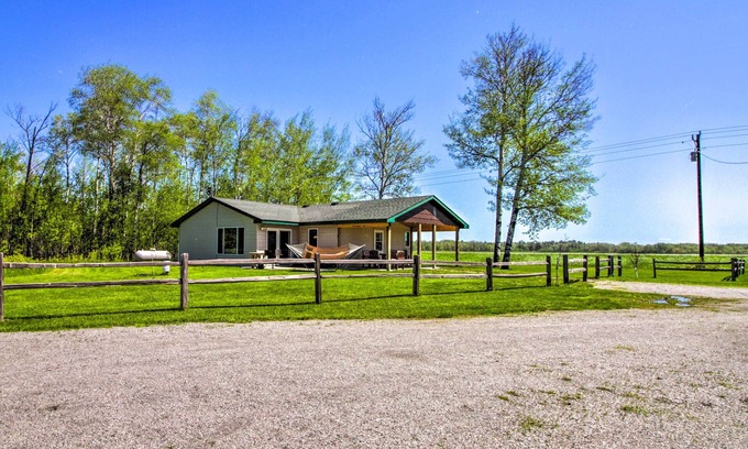 Williams Casa | Rural 'Harry's House' w/ Fire Pit on 20 Acres