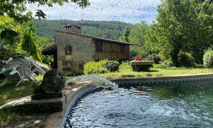 Arenas de San Pedro Cabaña | Casa Rural Jardín del Rio. Paraíso privado, lugar de ensueño