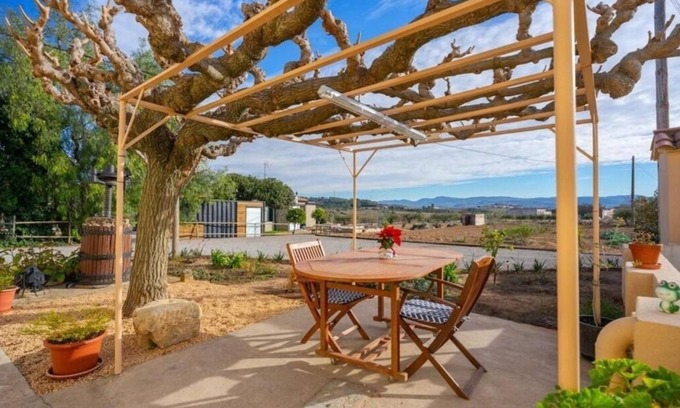 El Pla del Penedes Cabaña | Casa Rural MAS PRAT (con piscina)