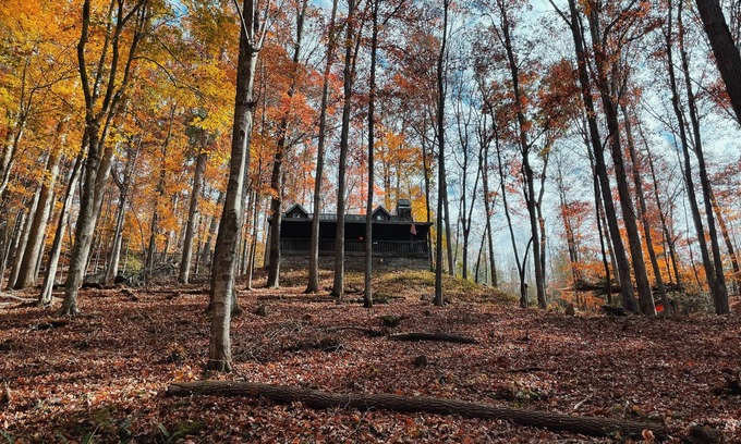 Dahlonega Cabina | Rustic Appalachian cabin, 6+ acres, creek, 5 min from Dahlonega & wineries