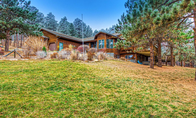 Blackhawk Casa | Rustic Black Hills home in secluded location w/sauna, fireplace, private hot tub