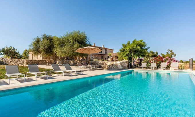Vilafranca de Bonany Villa | Casa de campo rústica con piscina - Villa Turonet